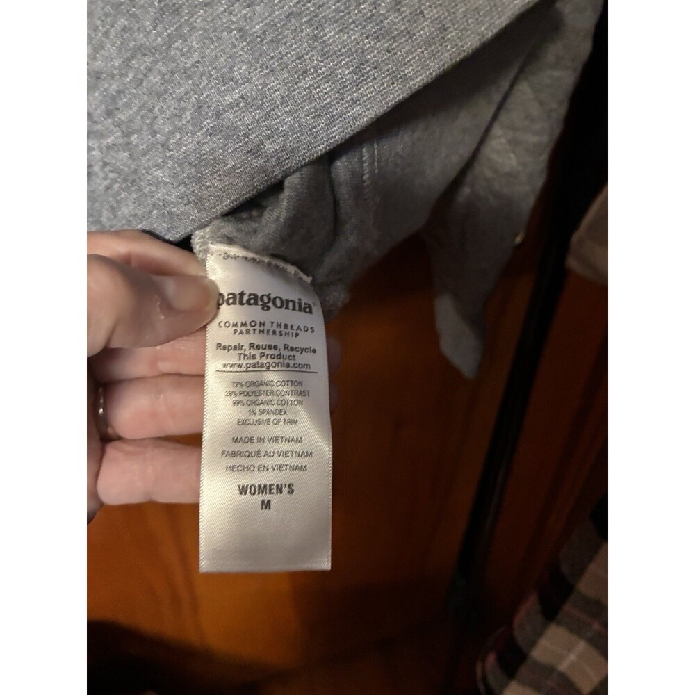 Patagonia Diamond Quilted Snap T Jacket Pullover Gray Women’s M 40th Anniversary - Picture 6 of 12
